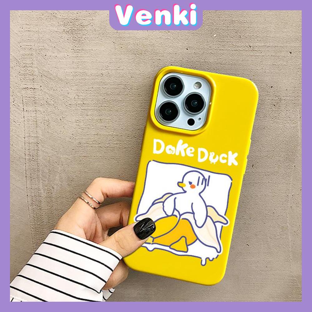 iPhone Case Soft TPU Glossy Yellow Candy Case Cute Dozing Duck Camera Protection Shockproof For iPhone 14 13 12 11 Pro Max 7 8 Plus X XR