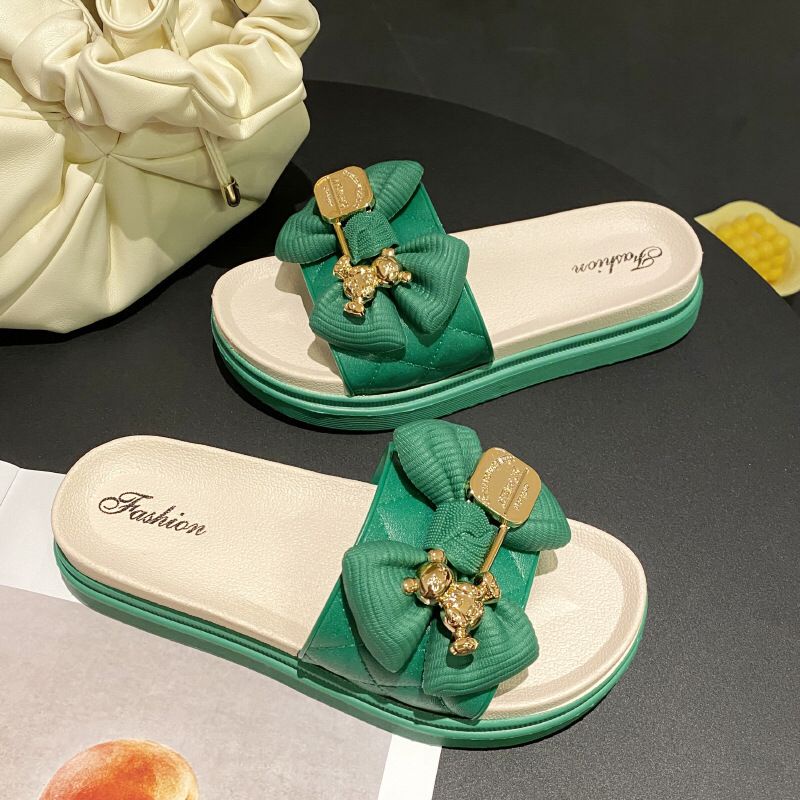 TOPGROSIR TG0706 Sandal Jelly Slop Wedges Balance Wanita Pita Bear Import
