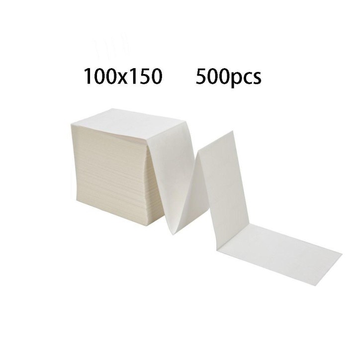 

Clovers - Label Thermal 100x150 Kertas isi 500 Lembar Sticker Receipt Barcode