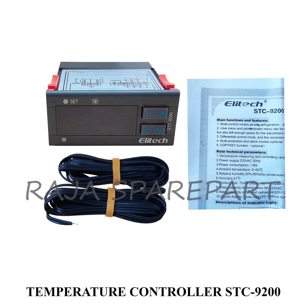 TEMPERATURE THERMOSTAT/TEMPERATURE CONTROLLER STC-9200