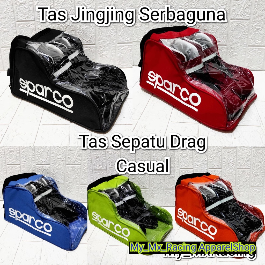 sepatu drag balap plus tas sepatu tas jingjing sepatu casual terlaris sepatu slalom or sunmori bonus sarung tangan spc s RED BISA COD