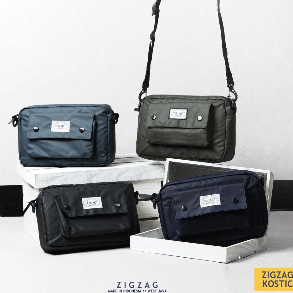 ❆ ZIGZAG Costic Tas Selempang Pria / Tas Selempang Pria / Tas Premium ➣