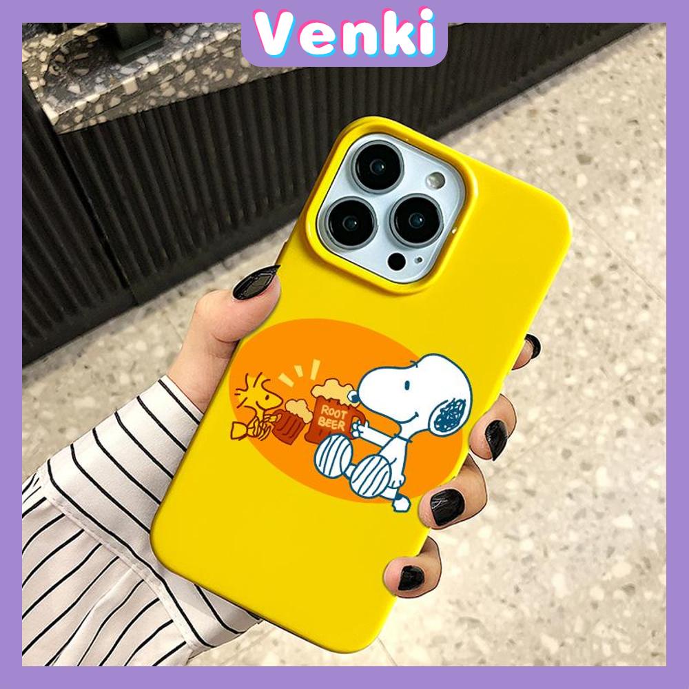 iPhone Case Soft TPU Glossy Yellow Candy Case Cute Cartoon Dog Camera Protection Shockproof For iPhone 14 13 12 11 Pro Max 7 8 Plus X XR