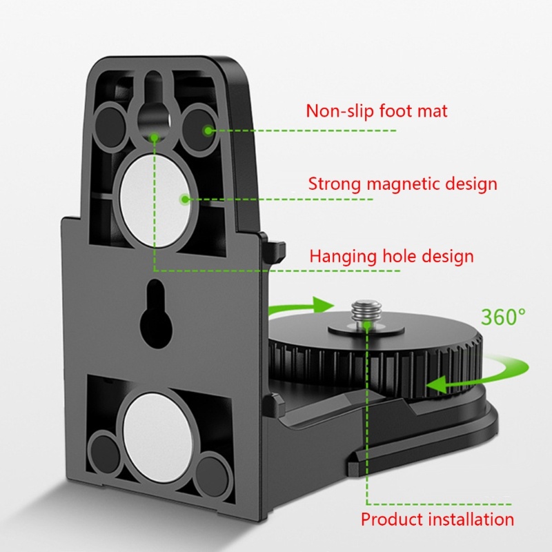 Btsg Rak Tingkat Ringan Strong Magnet 360derajat-Rotation Adjustable Support