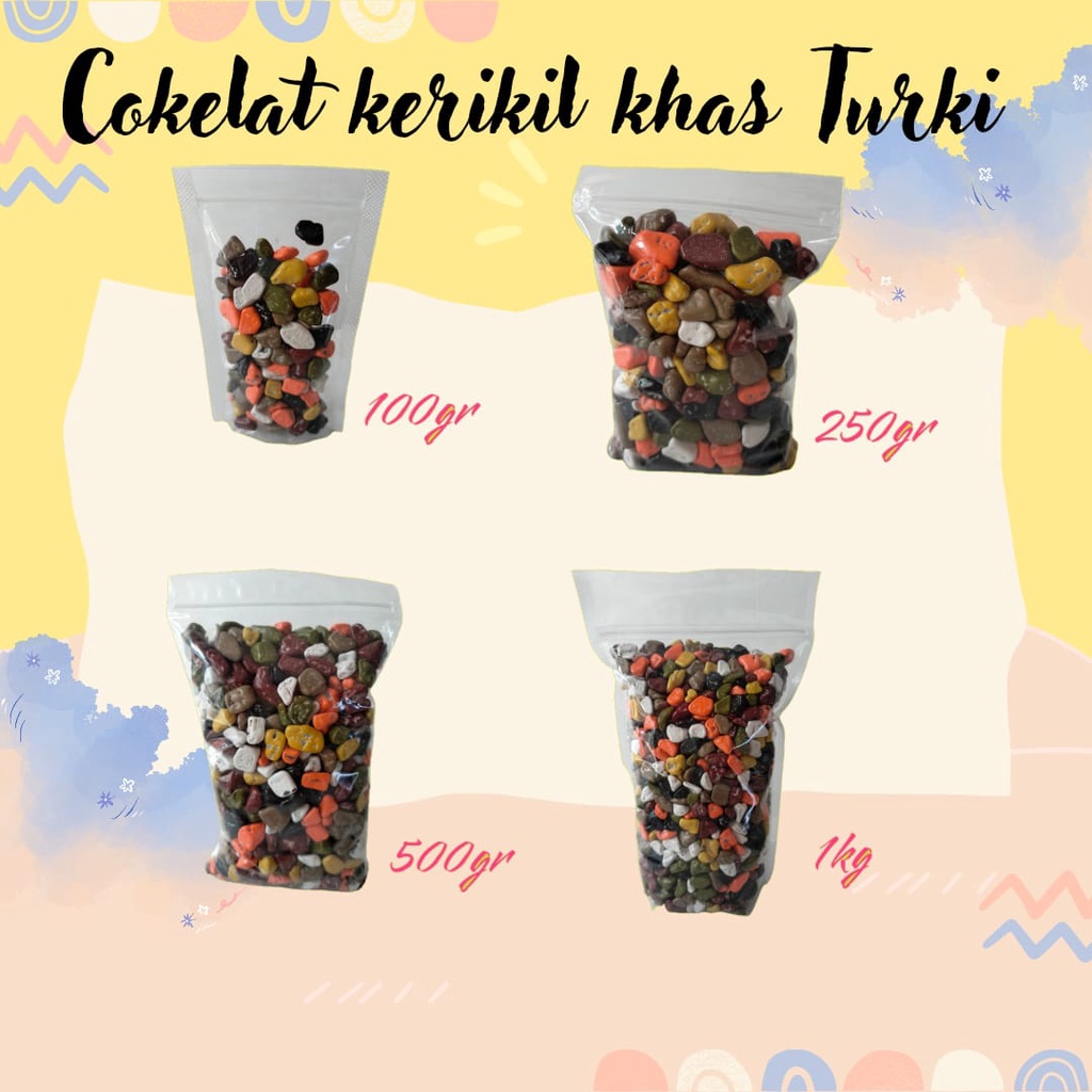

COKLAT KERIKIL COKELAT BATU KHAS TURKI 500GR||1KG
