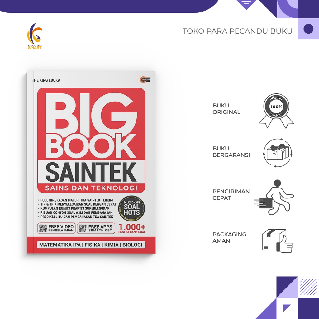 Buku Penunjan Pelajaran - Big Book Saintek Sains dan Teknologi - CMedia - Kluku smart