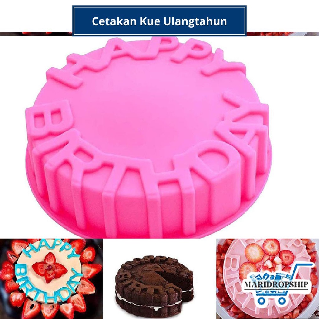 CETAKAN ROTI COKLAT PUDING BAHAN SILIKON TAHAN PANAS MOTIF BUNGA