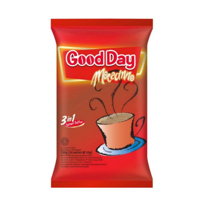 

Good Day Kopi Instant 3 in 1 Mocacinno 10 x 20 g