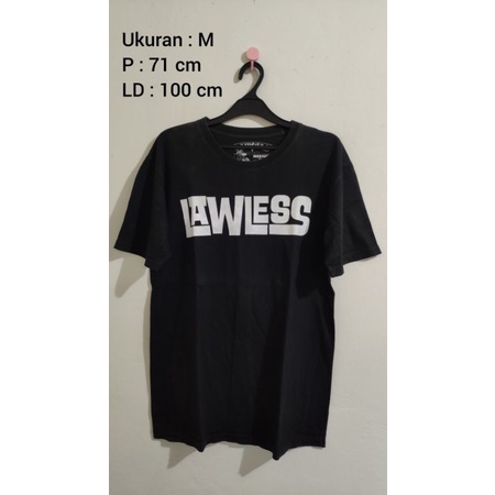 PRELOVED Kaos Lawless Jakarta Original