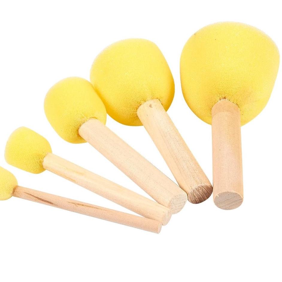 

codeL1x1W Kid Paint Sponge Dot Spons Lukis isi 5