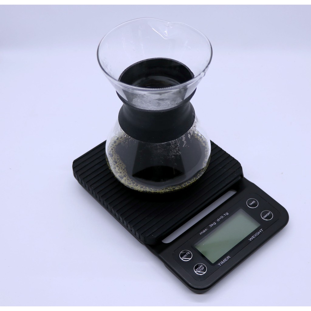 Timbangan Kopi Digital 3KG / Timbangan Kopi Digital Coffee Scale Timer / Taffware Digipounds Timbangan Dapur 3kg / Timbangan Digital Kopi 3KG Timer Kopi Kue Pour Over V60 Coffee Scale / Timbangan Kopi Kapsitas 3Kg