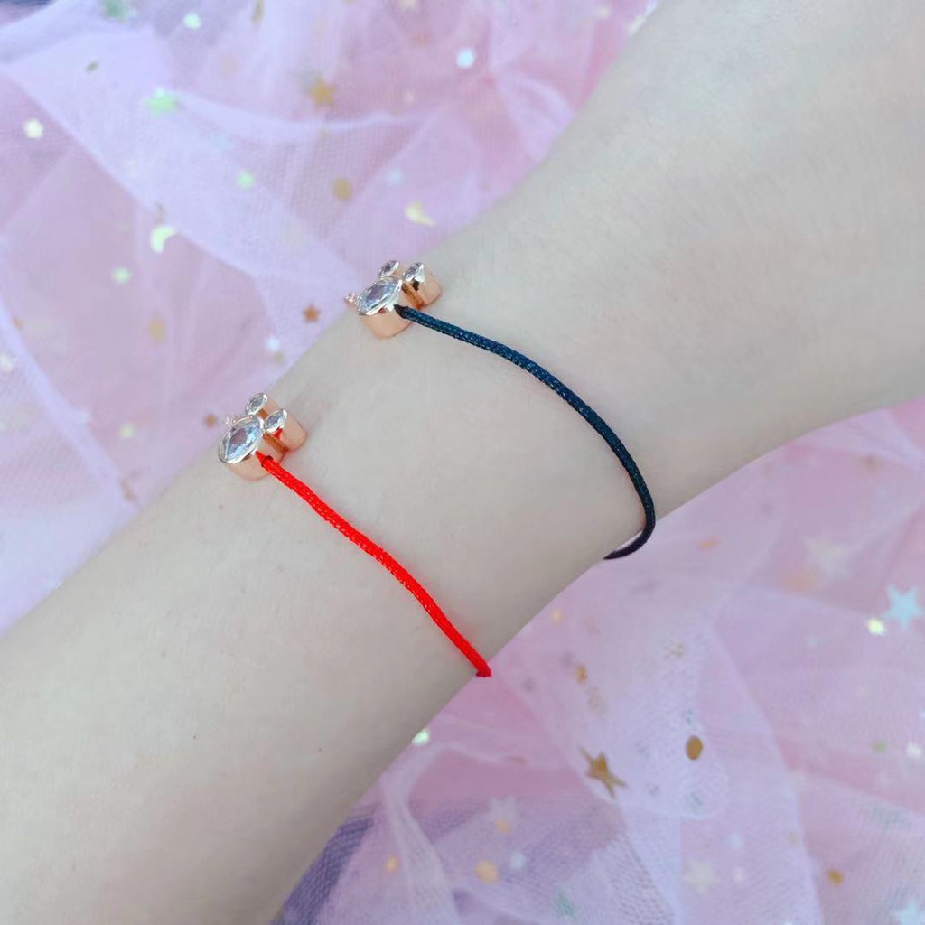 Gelang Tali Rantai Bahan Titanium Steel Warna Rose Gold Gaya Korea