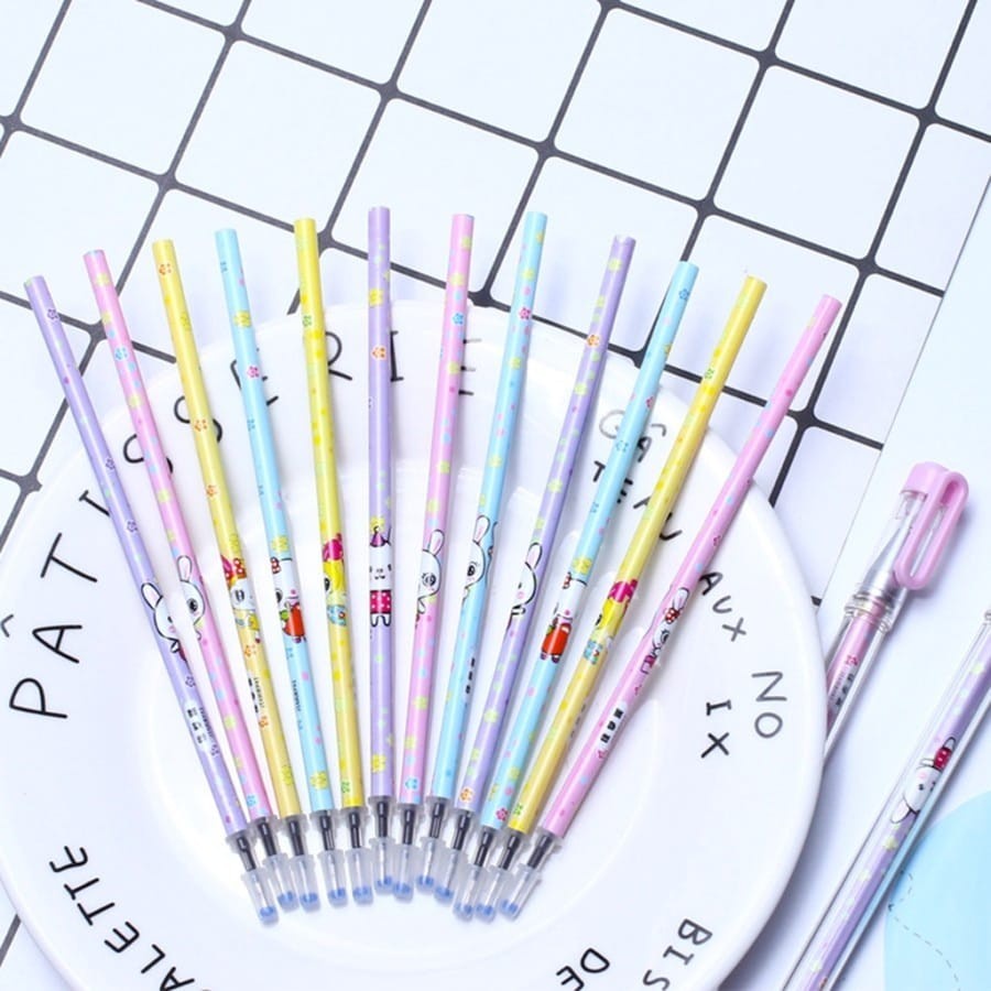 Pulpen isi 12pcs Pulpen Gel Bisa dihapus Pulpen Penghapus