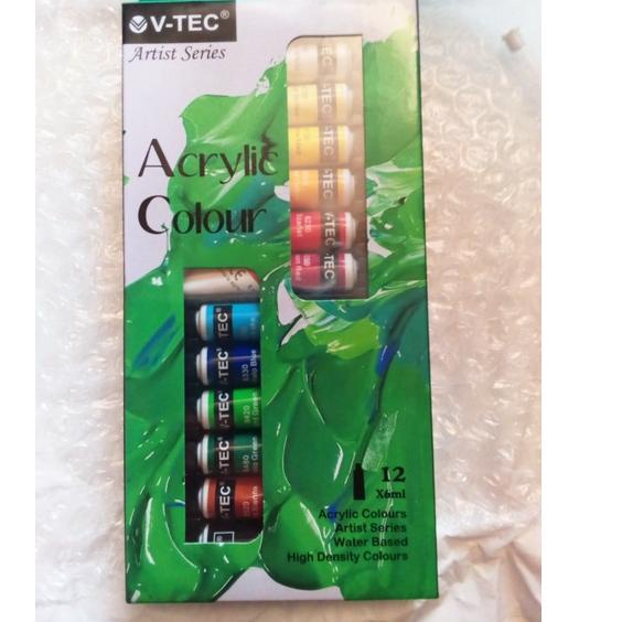 

Dijamin Irit V-Tec CAT Acrylic 12 x 6ml - V-Tec CAT AKRILIK SET 12 VT-612A VT-612