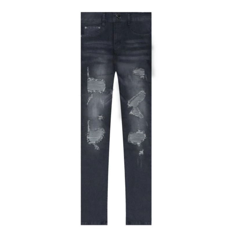 Rucas Season 11 | Grey Caviar Leather Jeans ' Size 30