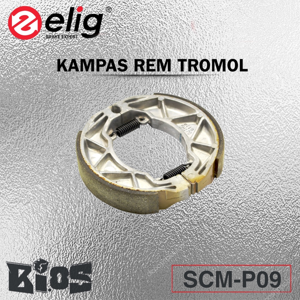 ELIG KAMPAS REM DEPAN BELAKANG EM037 EM047 SCM-P01 SCM-P09 KAMPAS REM SEMUA MOTOR VESPA MATIC PIAGGIO SPRINT PRIMAVERA LX S ZIP LIBERTY 2V 3V I-GET ORIGINAL &amp; TERLENGKAP KAMPAS REM VESPA