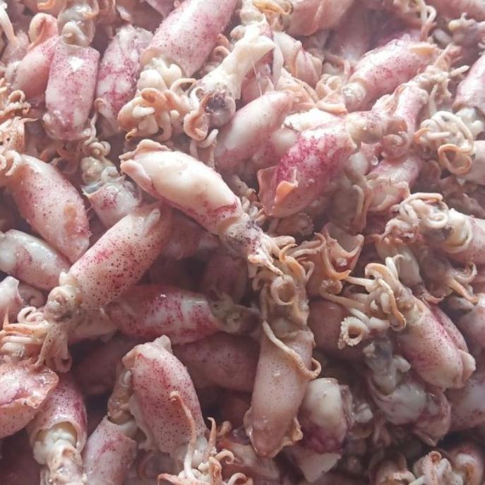 

✰ Ikan asin cumi Beby 500gr 1sampai 4cm/cumi asin baby /rebus/basa/cumi asin baby ✾