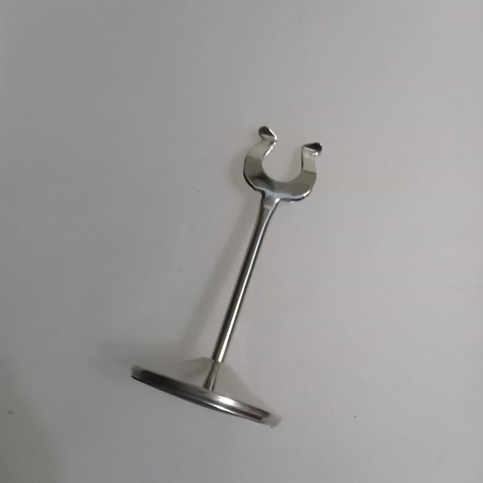 menu card holder 15 cm table number stand tiang menu meja makan