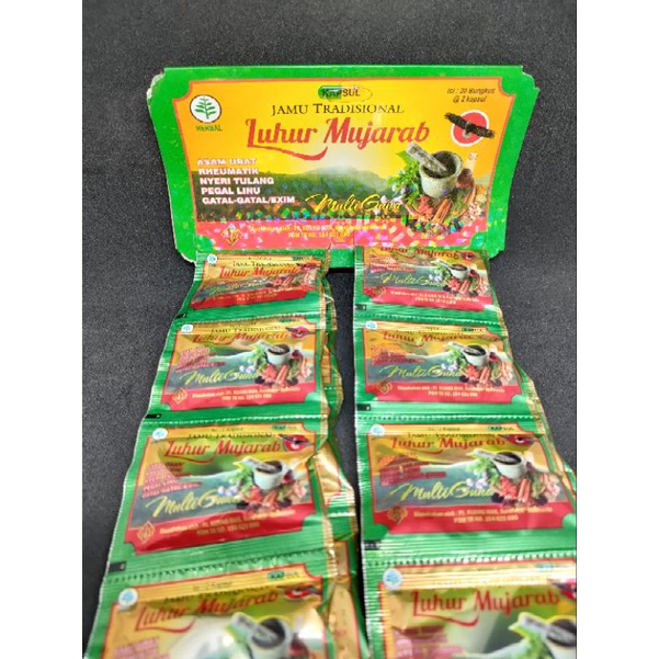 KAPSUL LUHUR MUJARAB ORIGINAL