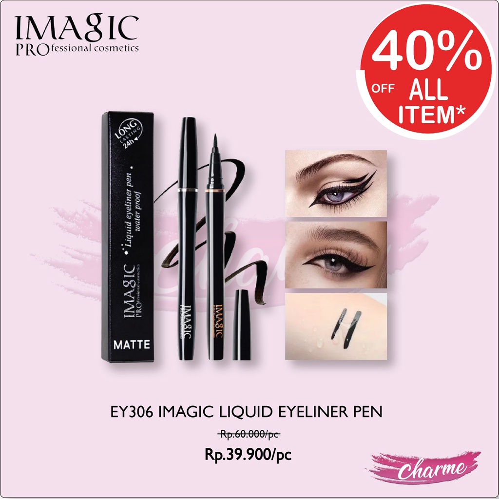 (READY &amp; ORI) IMAGIC Liquid Eyeliner Pen Waterproof Long Lasting EY306