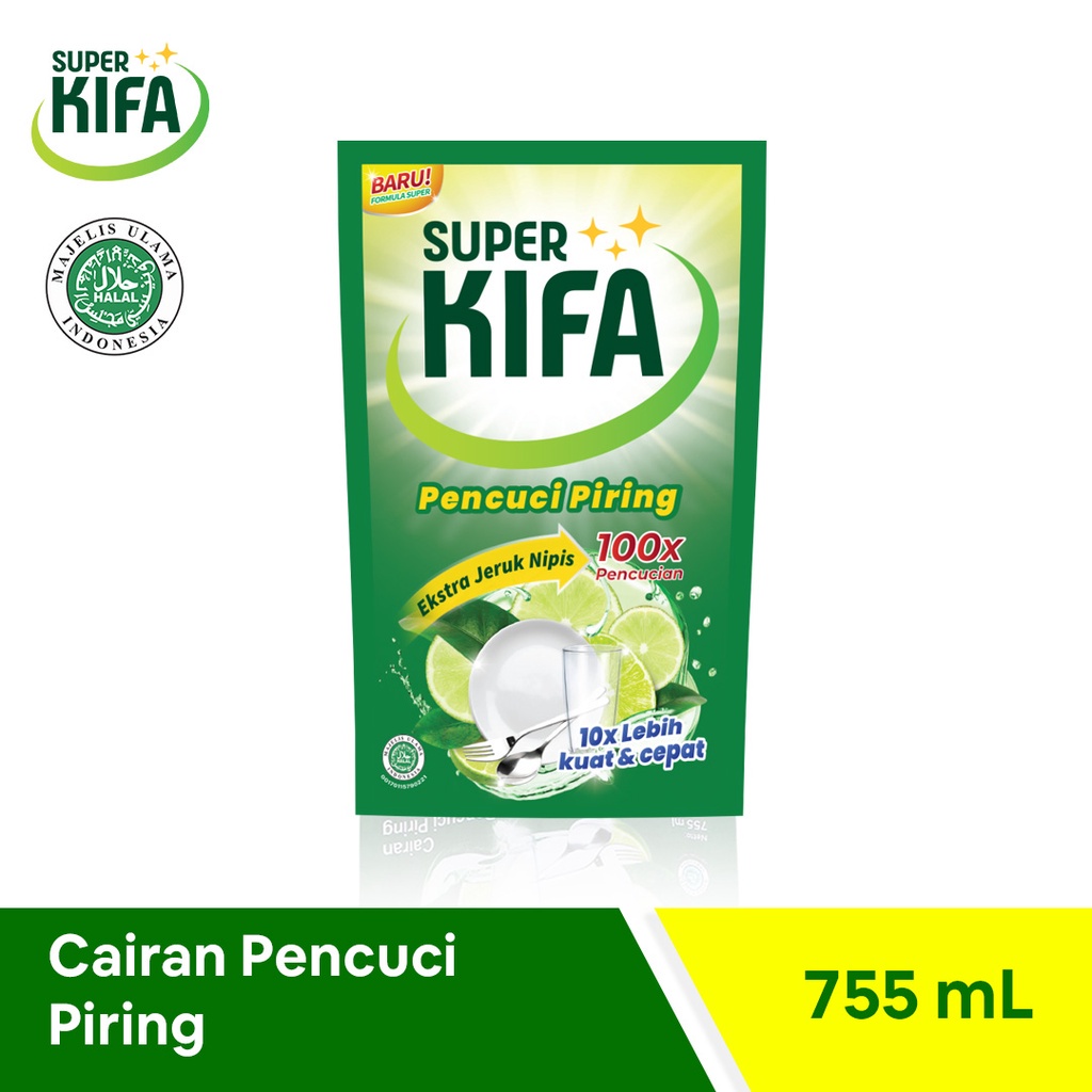 SUPER KIFA Dishwashing 755Ml - Sabun Cuci Piring