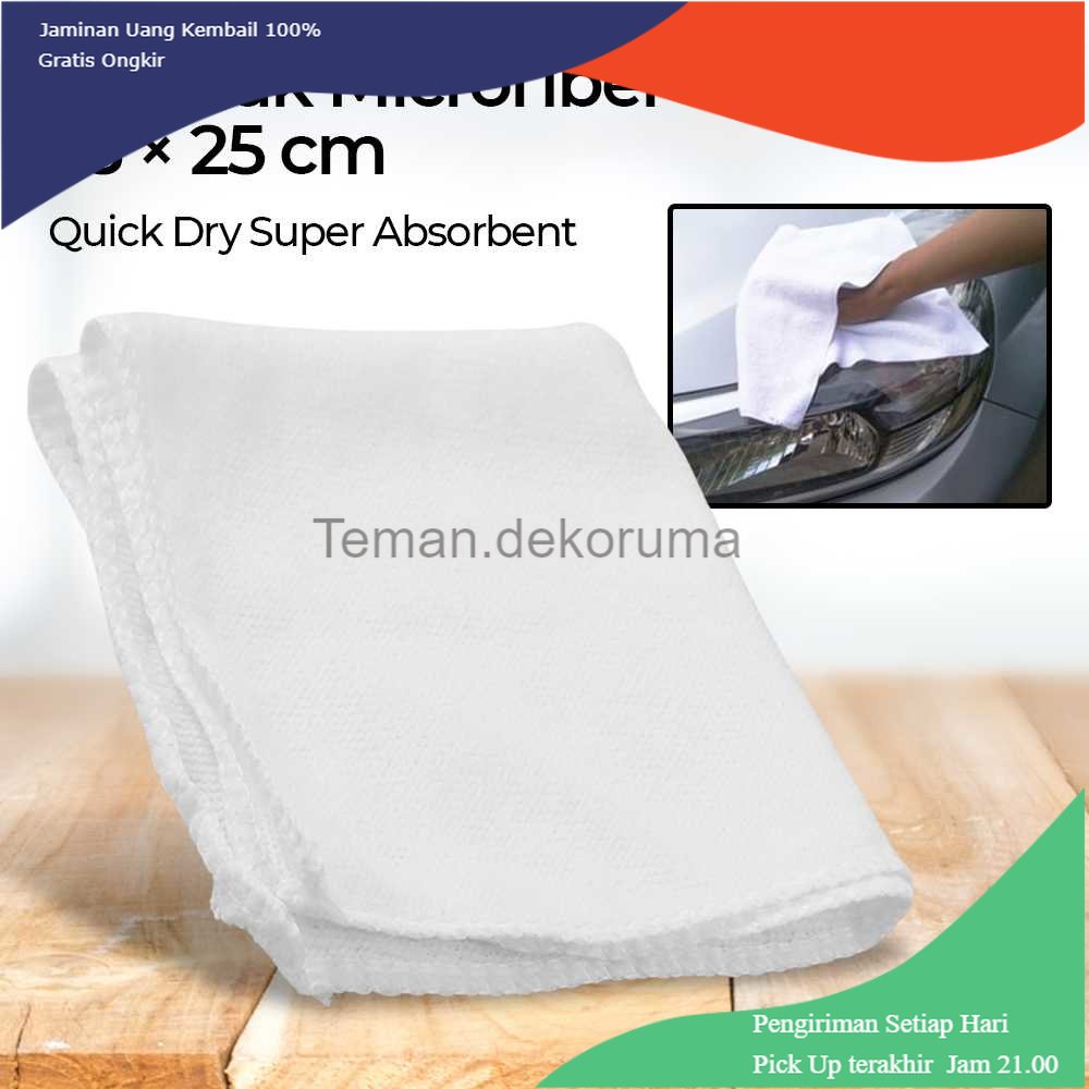 TD-KMN DimZ Handuk Microfiber Otomotif Cuci Mobil Super Absorbent Quick Dry - DIM25