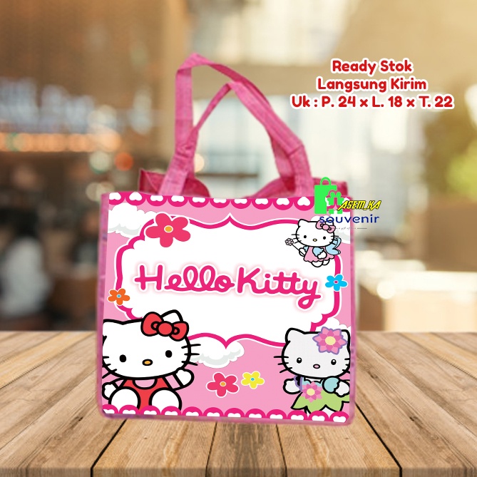 Tas Ultah/Goodie Bag Anak Muat Bento Hello Kitty - Siap Kirim