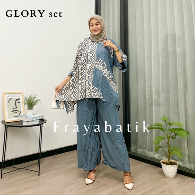 Belvia Set Waka Ori Premium Setelan Jumbo Wakawaka Oneset Rayon