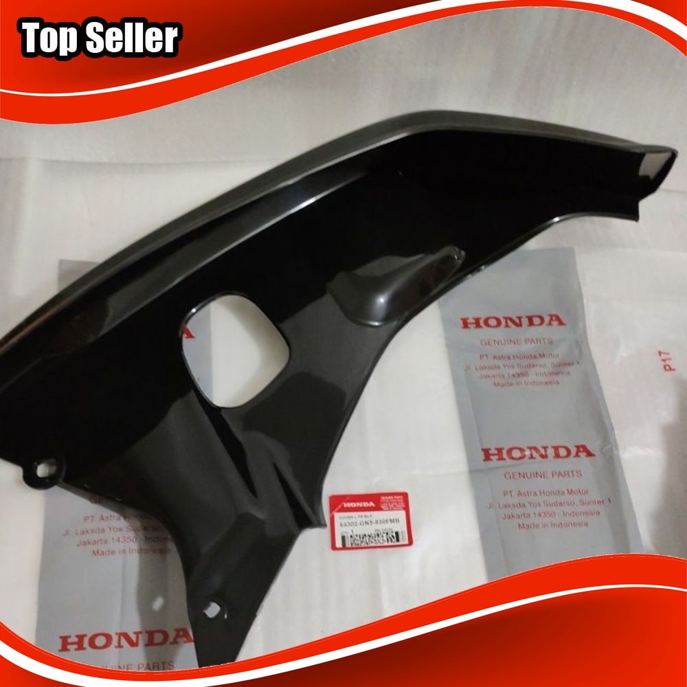 Legshield Sayap Tebeng Luar Kiri Honda astrea Grand - Grand bulus - legenda Astrea Hitam Original Pr