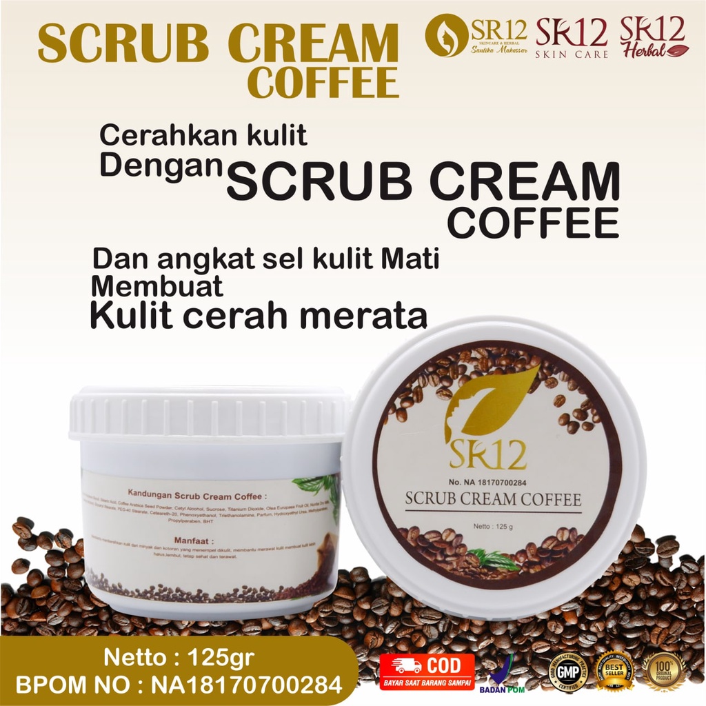 

SR12 SCRUB CREAM COFFEE, LULUR KOPI MAKASSAR