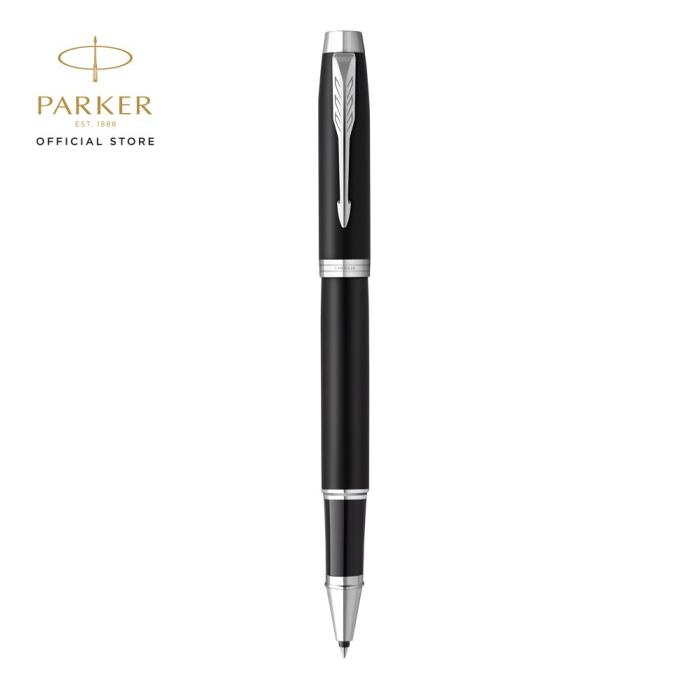 

Parker IM Matte Black Chrome Trim Rollerball