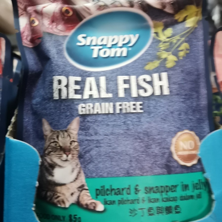 Makanan kucing basah Snappy Tom 85 gr Snappy Tom Pouch