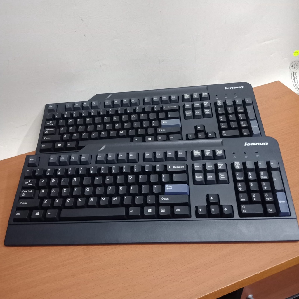 paket keyboard + mouse Lenovo build up original second import-murah-Keyboard mouse