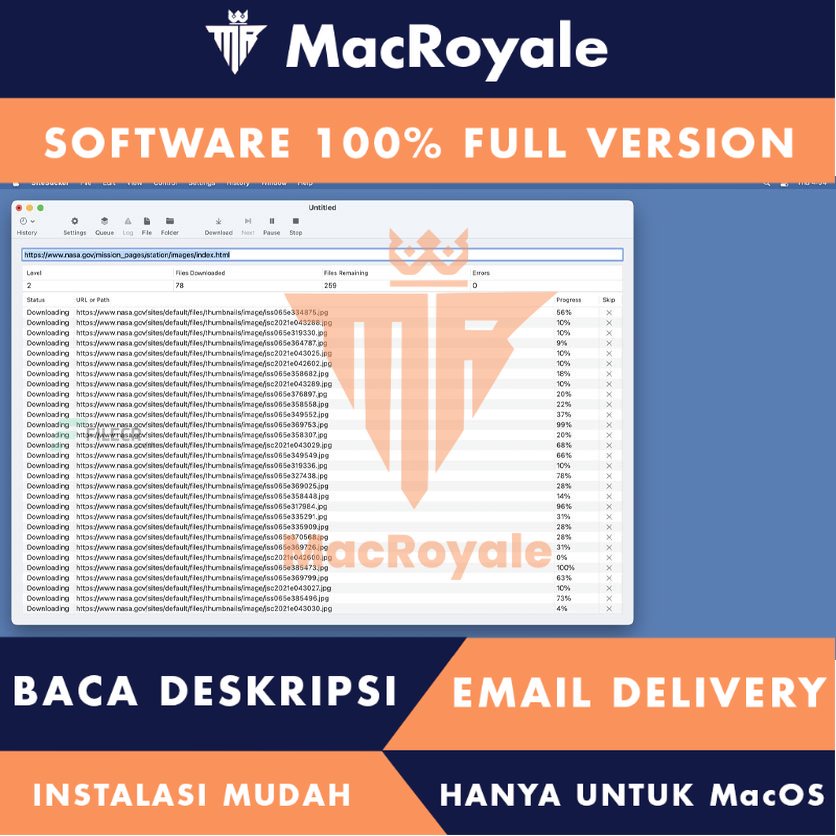 [MacOS] SiteSucker Full Version Lifetime Full Garansi