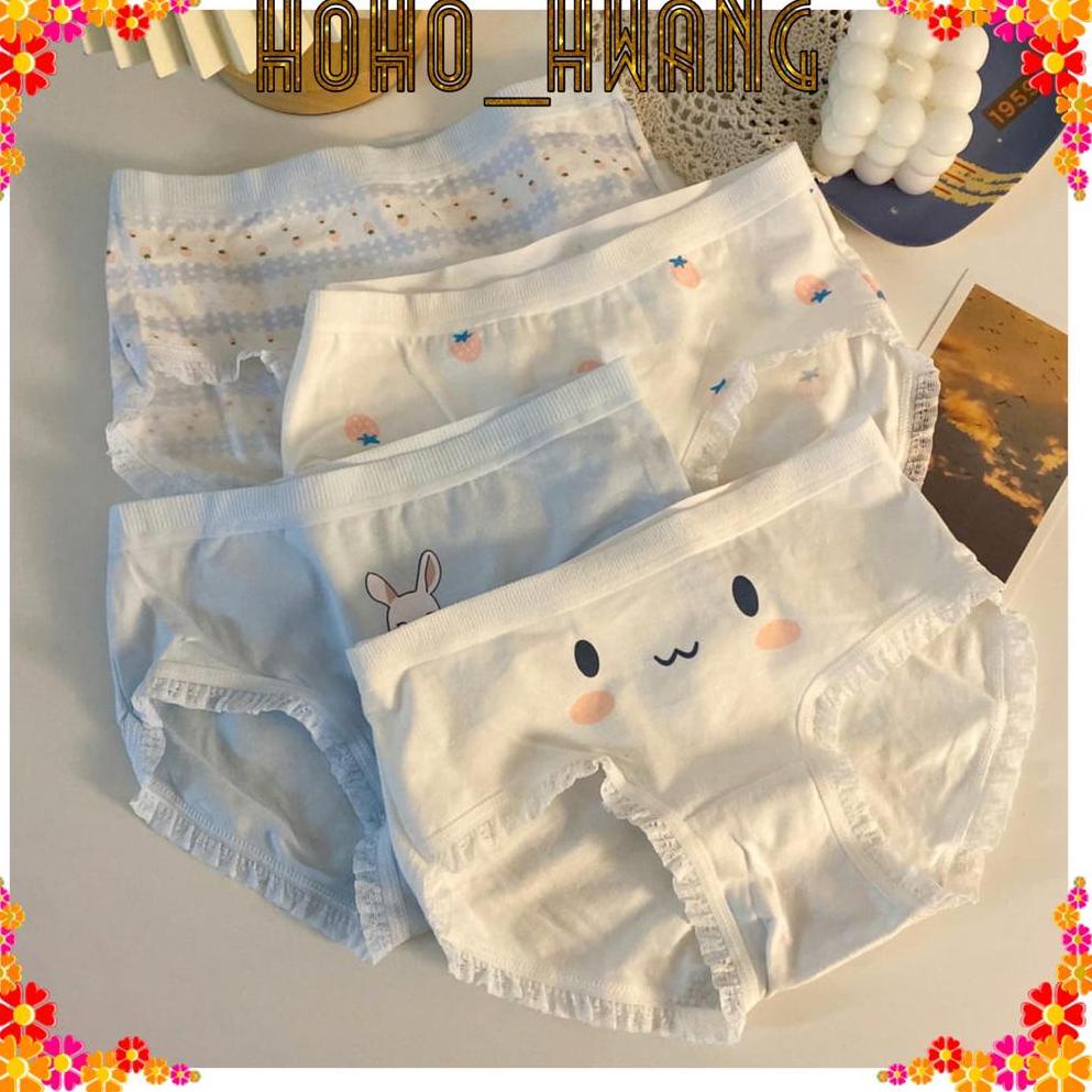 ✓ HOHO_HWANG (C-86) CD imut fashion Undies Celana Dalam Wanita Corak high quality katun import