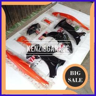 last stok Body Fullset Yamaha Jupiter Z Orange Hitam 2005 Original YGP 140ZZ3