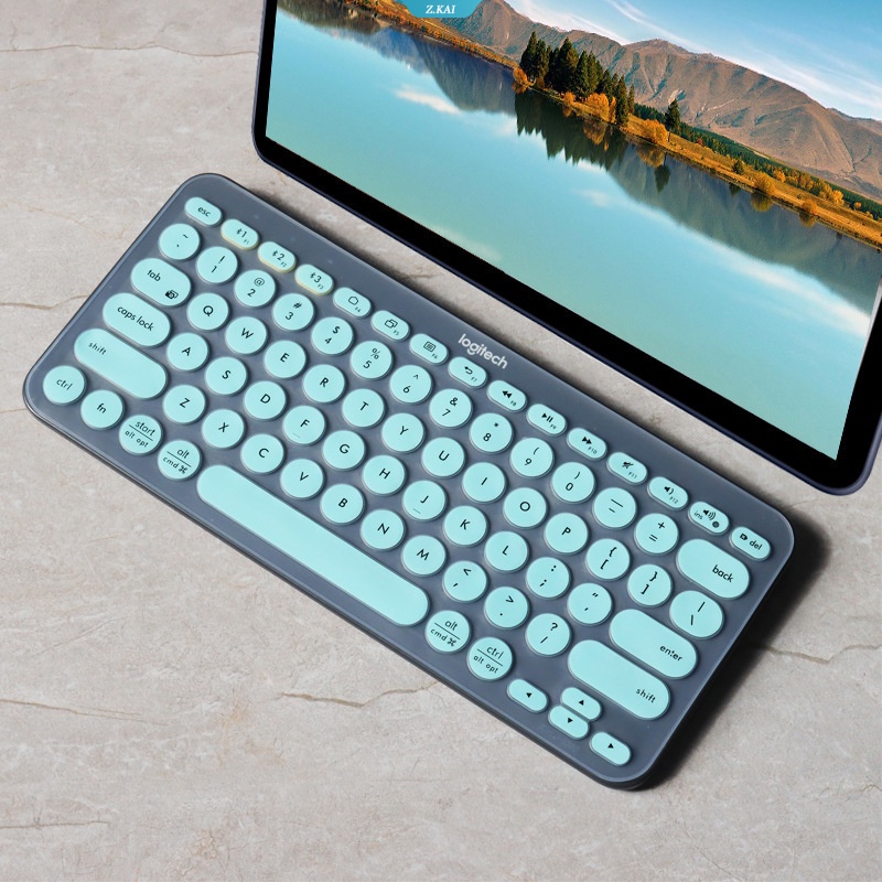 Film Pelindung keyboard Laptop Silikon Universal 14 &quot;Logitech k380 k480 full coverage film Pelindung keyboard Tahan Air Kreatif [ZK]