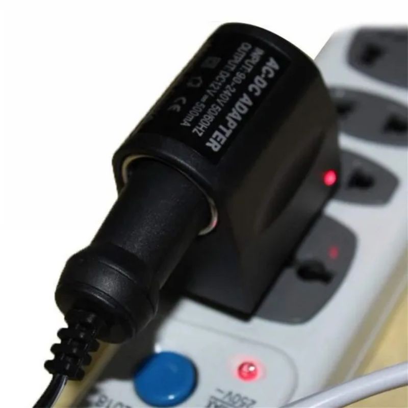 Car Charger Inverter AC to DC 12V 500mA Adapter Colokan Lighter Mobil Testing Car Charger