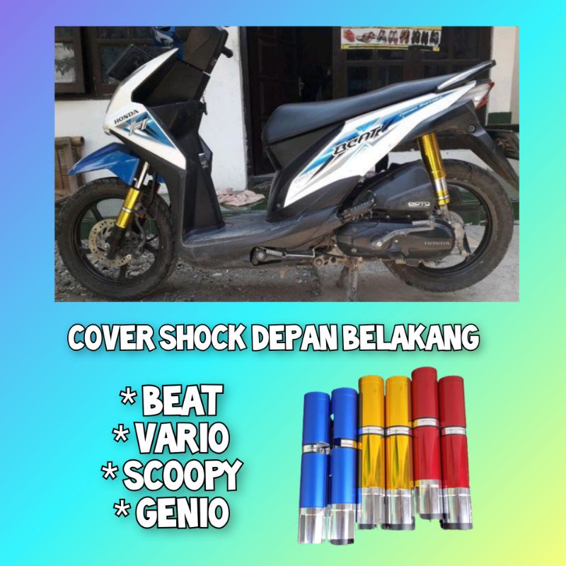 COVER SHOK SARUNG SHOCK DEPAN BELAKANG BEAT VARIO SCOOPY GENIO