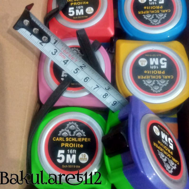 meteran schlieper 5 meter