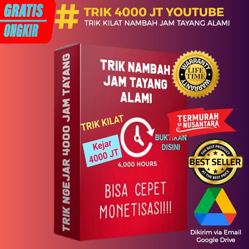 TRIK 4000 JT YOUTUBE - Trikkilat Jam Tayang Alami Lebih cepat monett Bilioner Coach