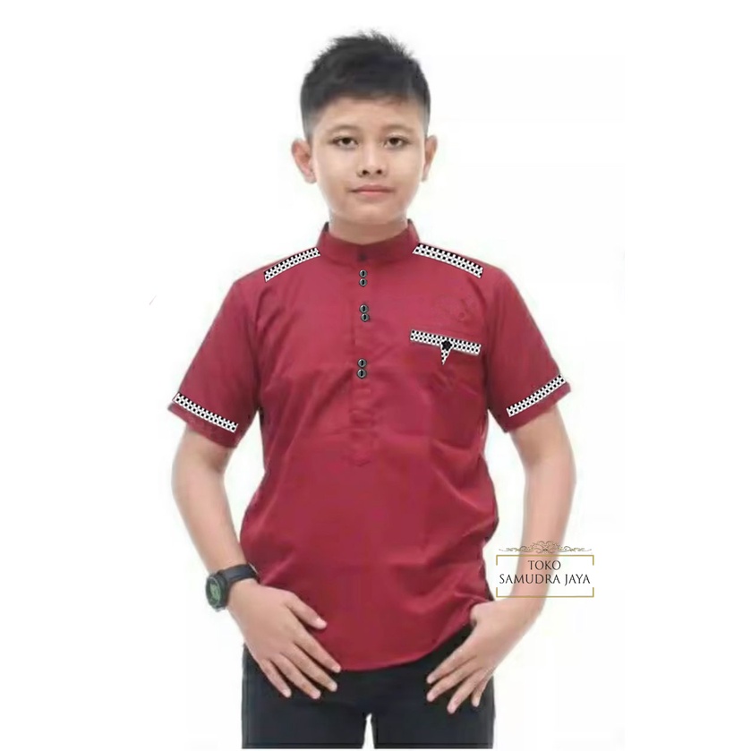 PREMIUM Koko Kurta Anak Laki laki 1-11 Tahun Baju Muslim Anak Laki laki Putih