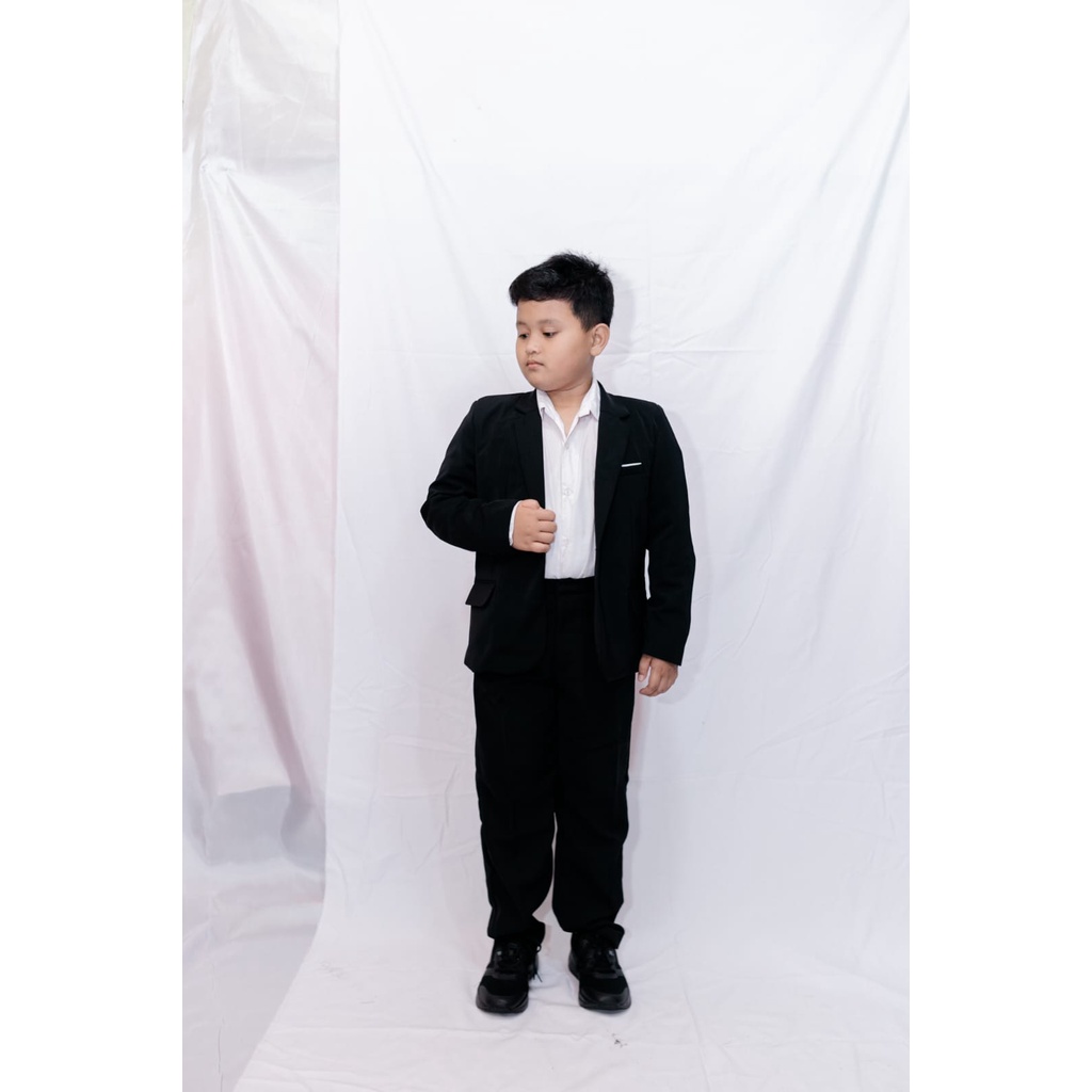 Setelan Jas Anak Pria 4in1/ Jas Model Slimfit/ Jas Wisuda, Jas Formal Anak