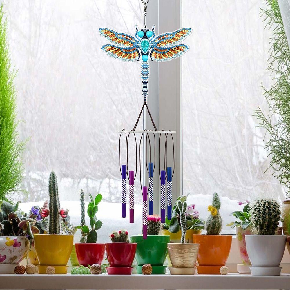 R-FLOWER Wind Chime Outdoor DIY Animal Pendant Decor Titik Bor