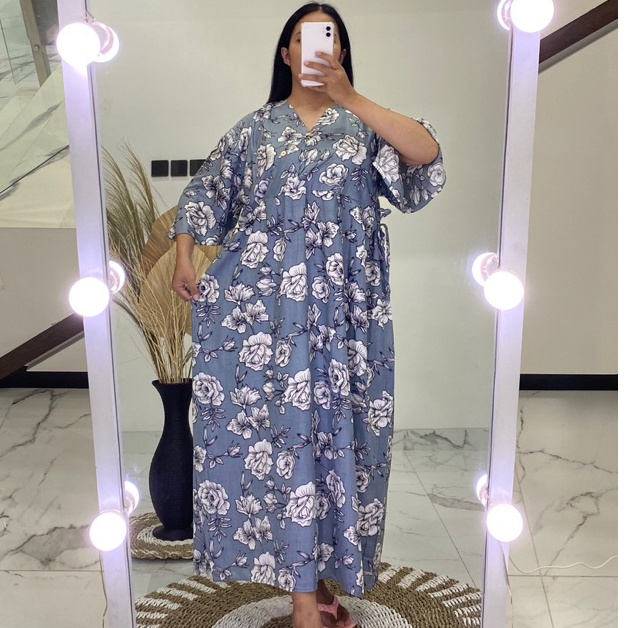 Longdress Kimono Lengan Lonceng LD120 Busui Friendly