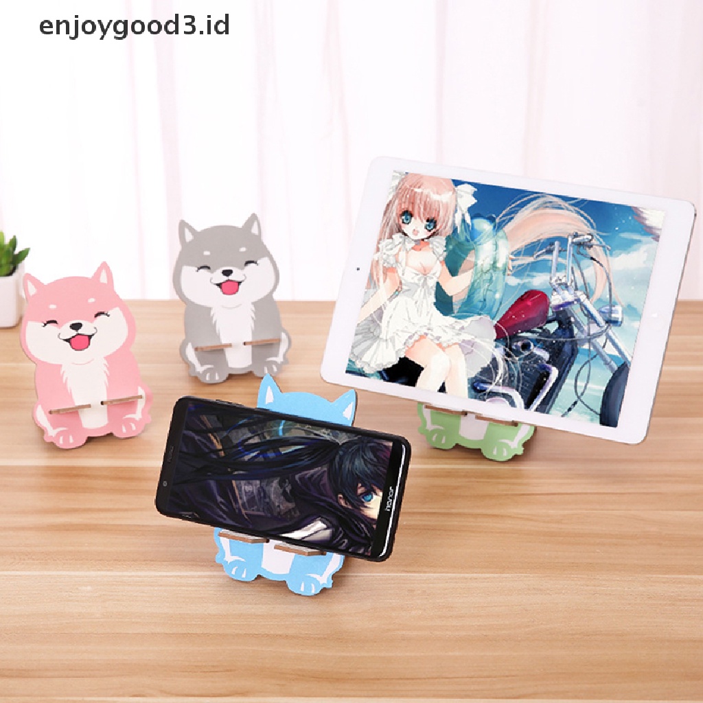 [Rready Stock] 1Pc Lucu Kartun Panda Kucing Meja Holder Universal Ponsel Pintar Phone Holder Lovely Tablet Stand (ID)