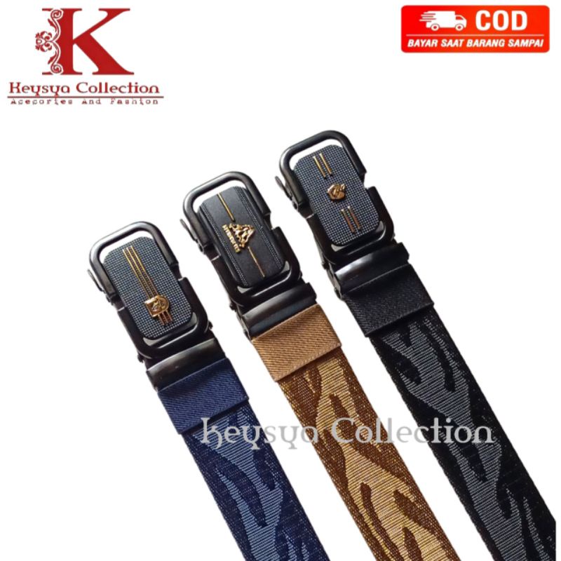 ikat pinggang pria Tactical military Canvas nylon sabuk pria bahan kanvas nylon