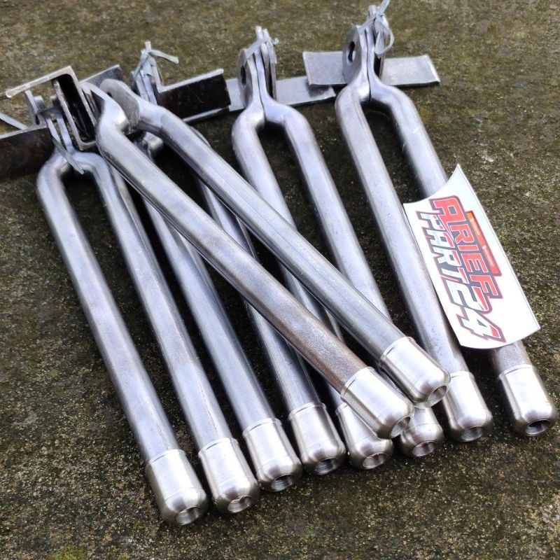 BEGEL CB PANJANG MANISAN STAINLESS STANLISE BEGEL CB BESI POLOS PANJANG MANISAN STANLISE PNP SHOCK