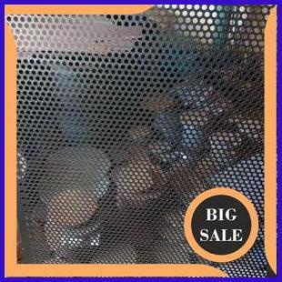 last stok Plat Lubang Besi Bolong Perforated Diameter 6mm Ukuran 50cm x 150cm 1F3B23