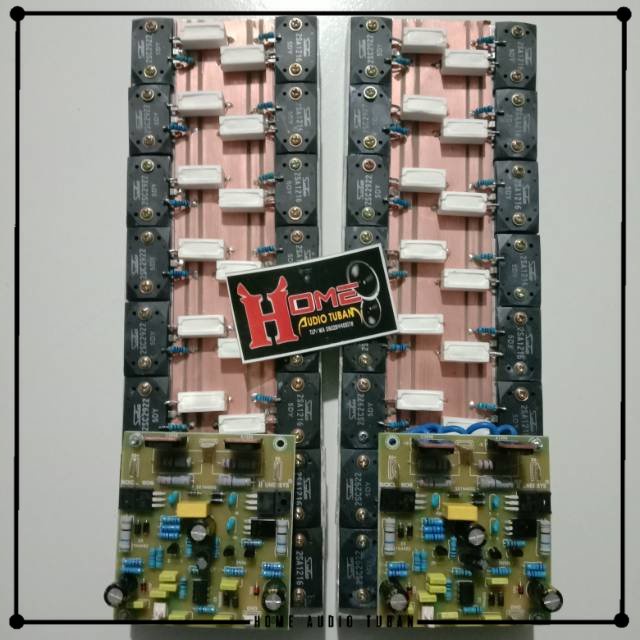 Sepasang Kit Driver Amplifier SOCL 506 Plus Tr Sanken Original 8 set siap pakai